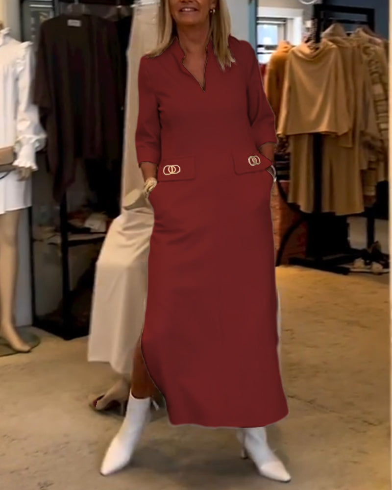 Adriana® | Sukienka z rękawami 3/4