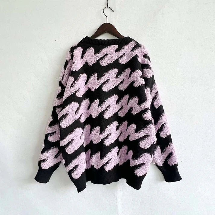 Alicja® | Casualowy, luźny sweter damski z dzianiny