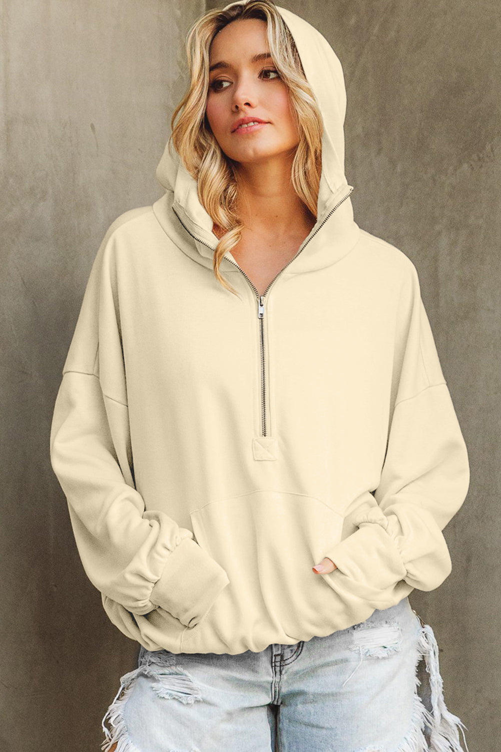 Melisa® | Elegancka i swobodna zimowa bluza z kapturem