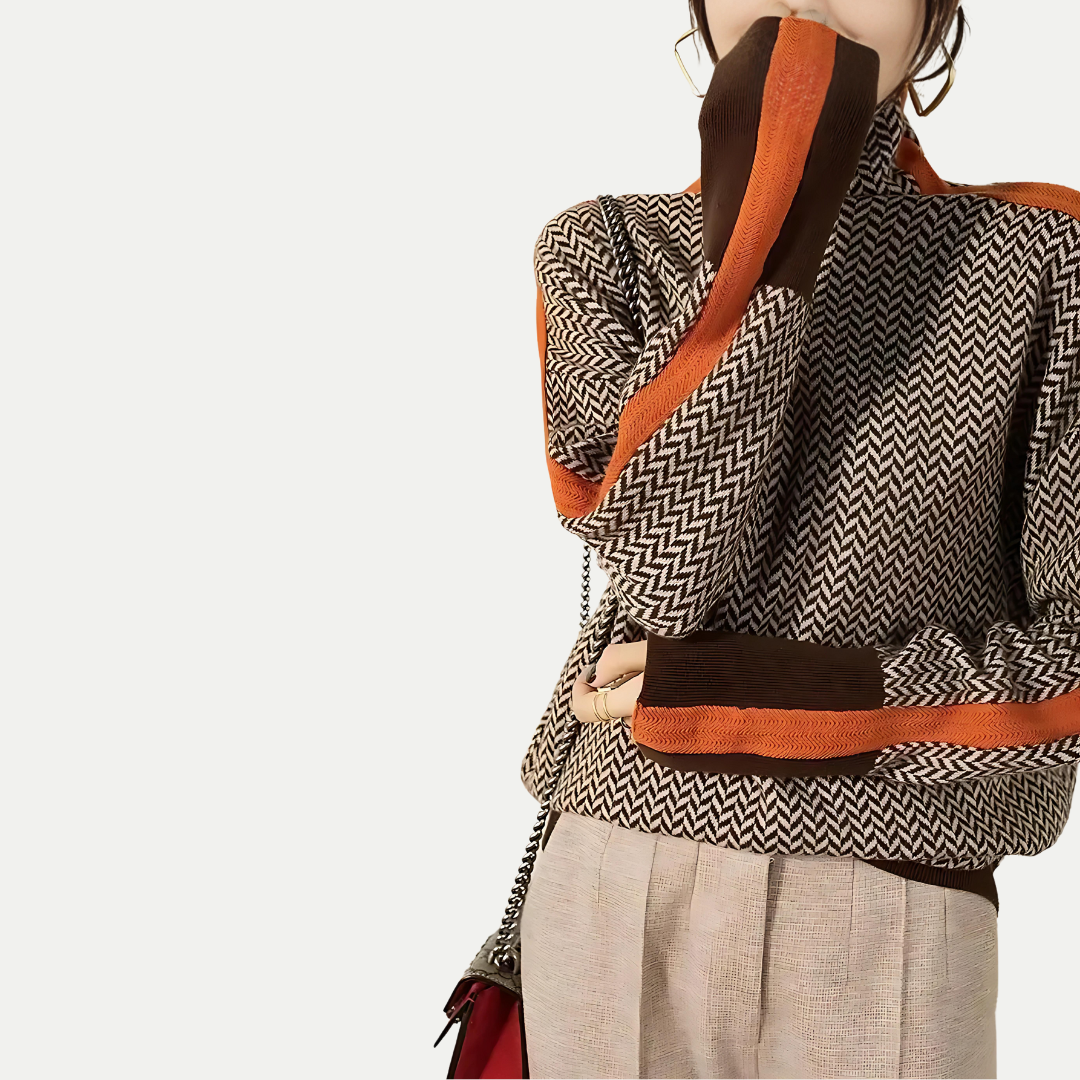 Aisling® | Nowoczesny, elegancki sweter z golfem