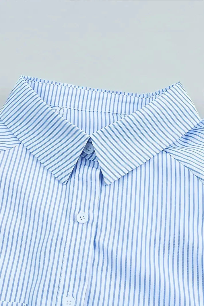 Agueda® | Elegancka koszula oversize z kieszeniami