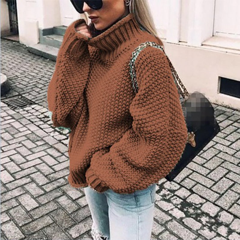 Alicja® | Bardzo gruby sweter z golfem