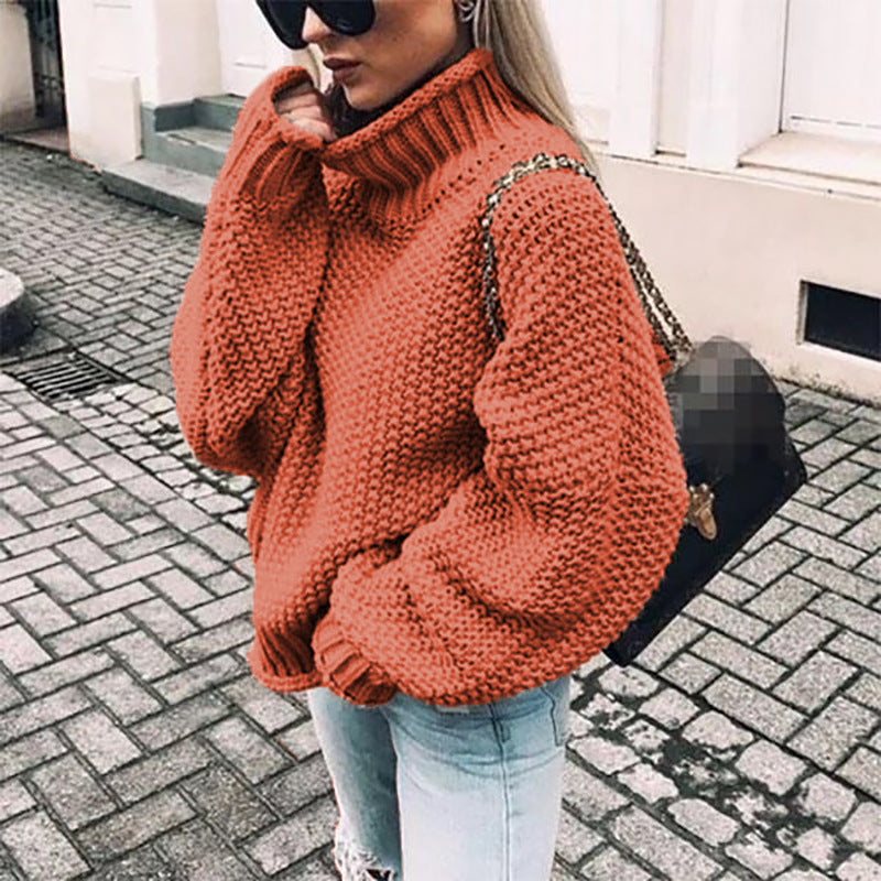 Alicja® | Bardzo gruby sweter z golfem