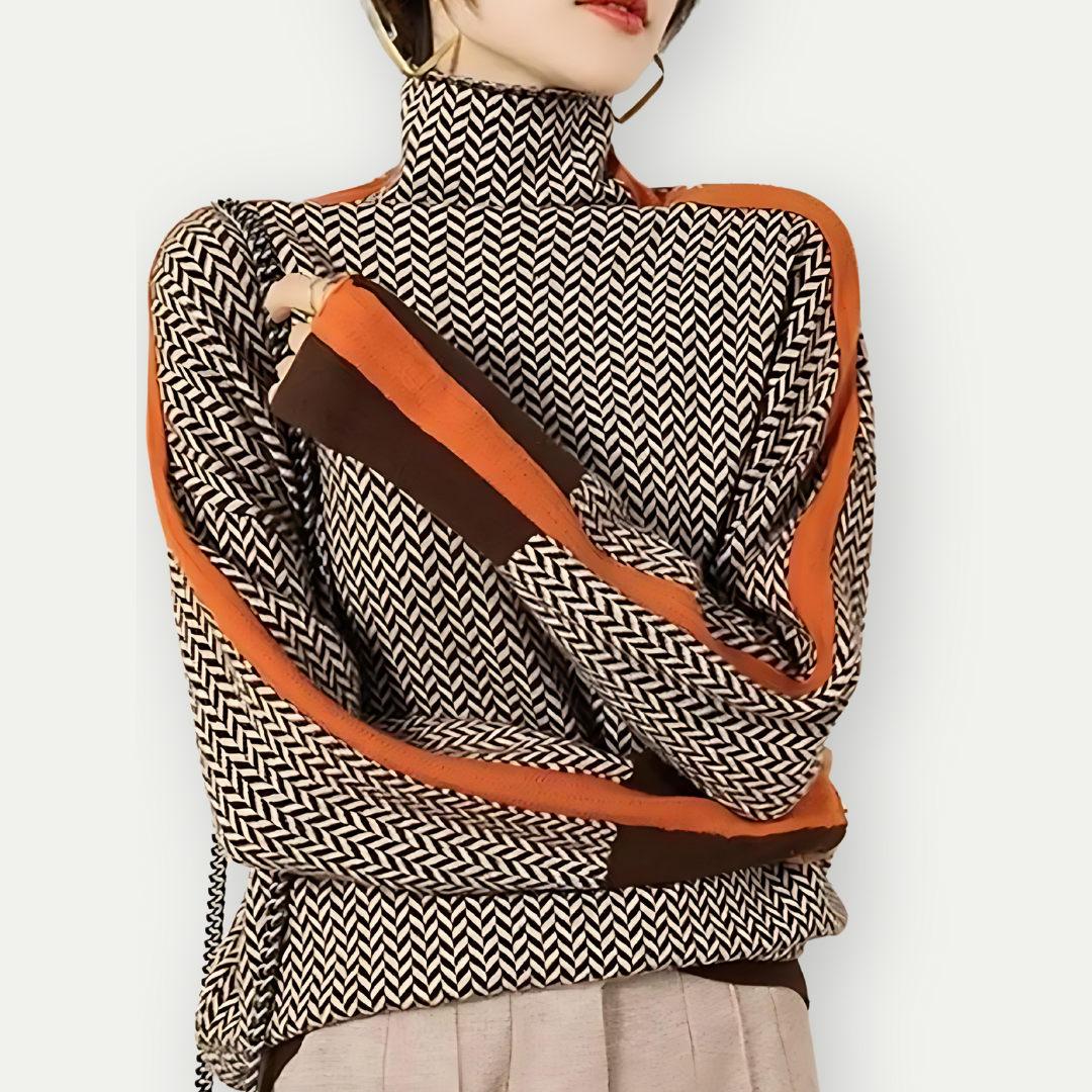 Aisling® | Nowoczesny, elegancki sweter z golfem