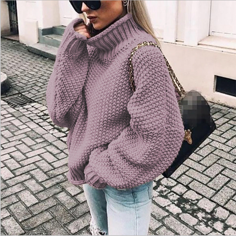 Alicja® | Bardzo gruby sweter z golfem