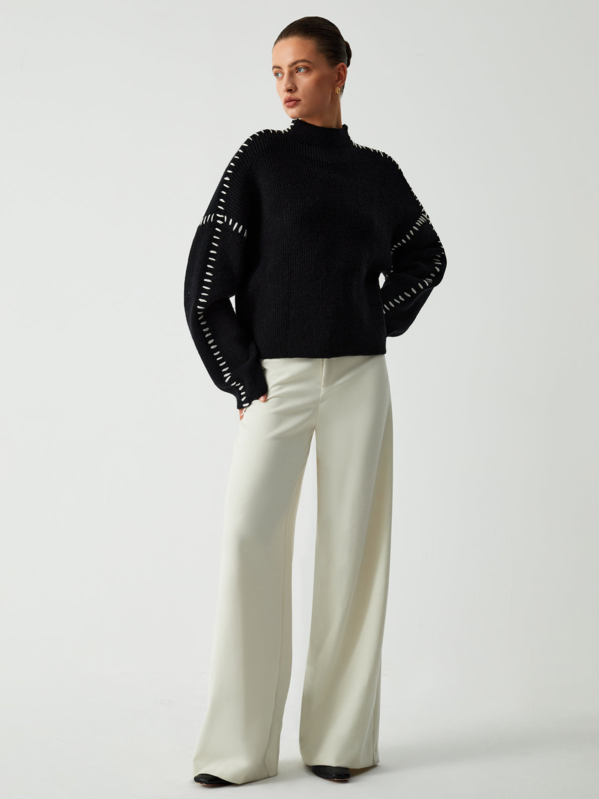 Adriana® | Luźny, dzianinowy sweter oversize