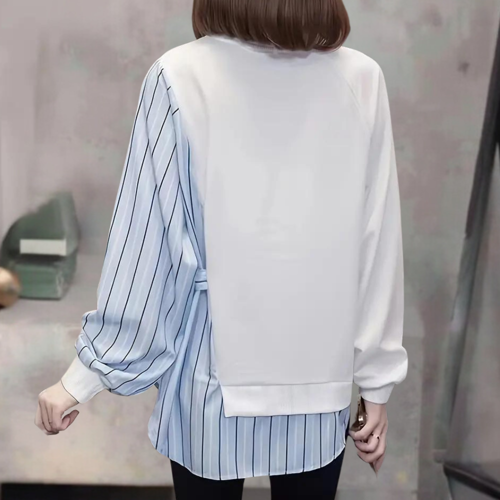 Mila® | Elegancki sweter damski w paski