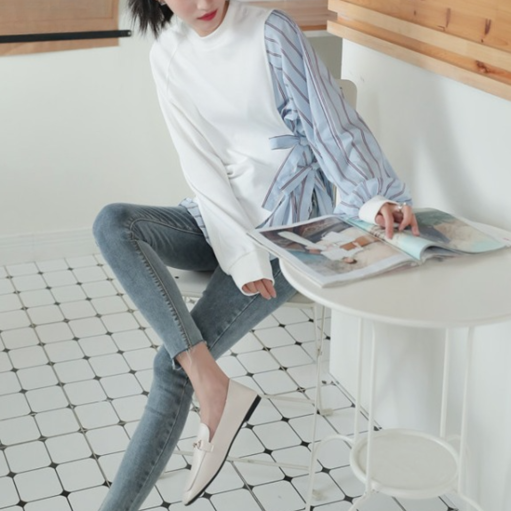 Mila® | Elegancki sweter damski w paski