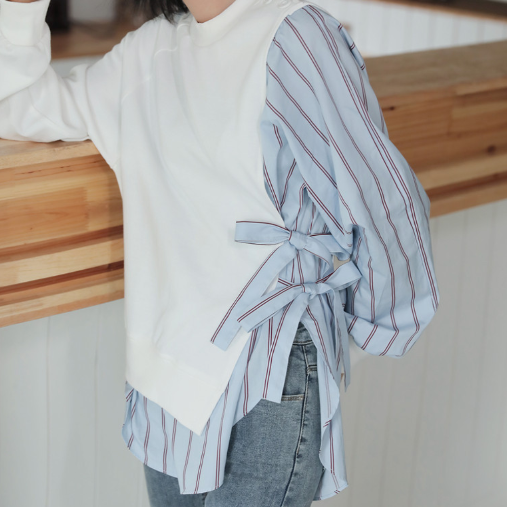 Mila® | Elegancki sweter damski w paski