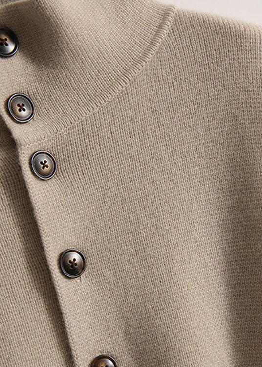 Alazne® | Sweter z golfem, zapinany na guziki