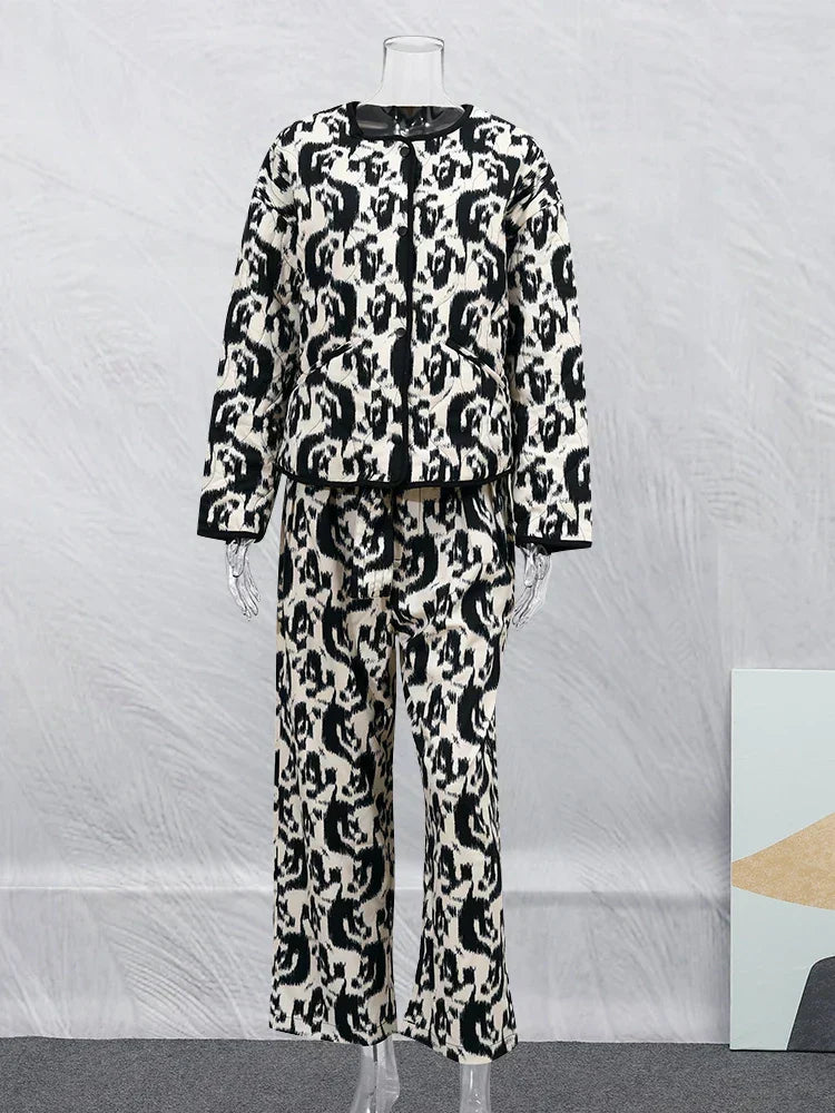 Alba® | Kurtka w stylu vintage z kwiatowym nadrukiem