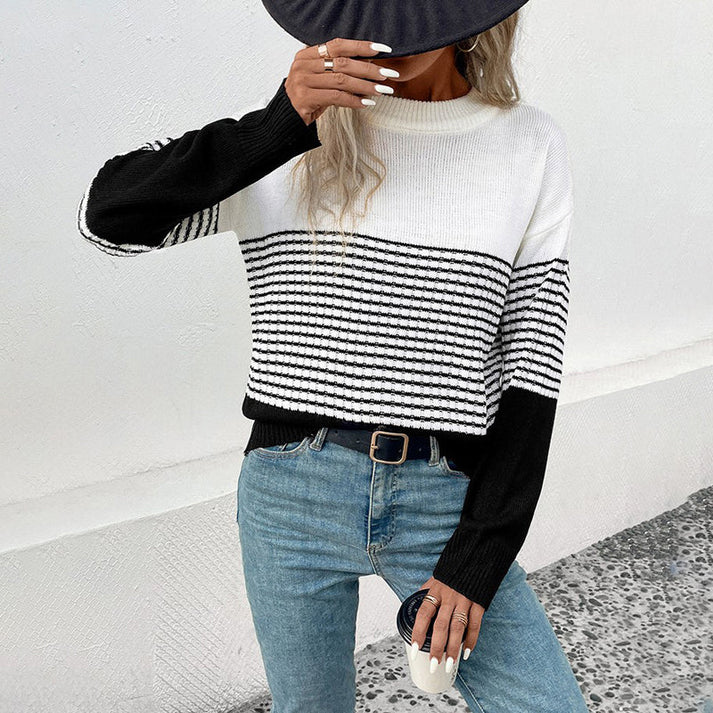 Alba® | Casualowy sweter damski w paski