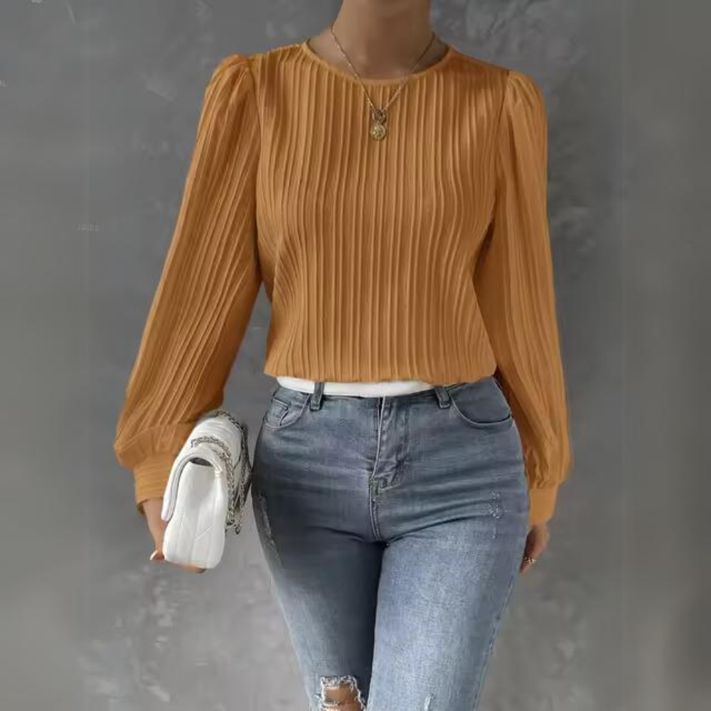 Abigail® | Casualowa bluzka z długim rękawem