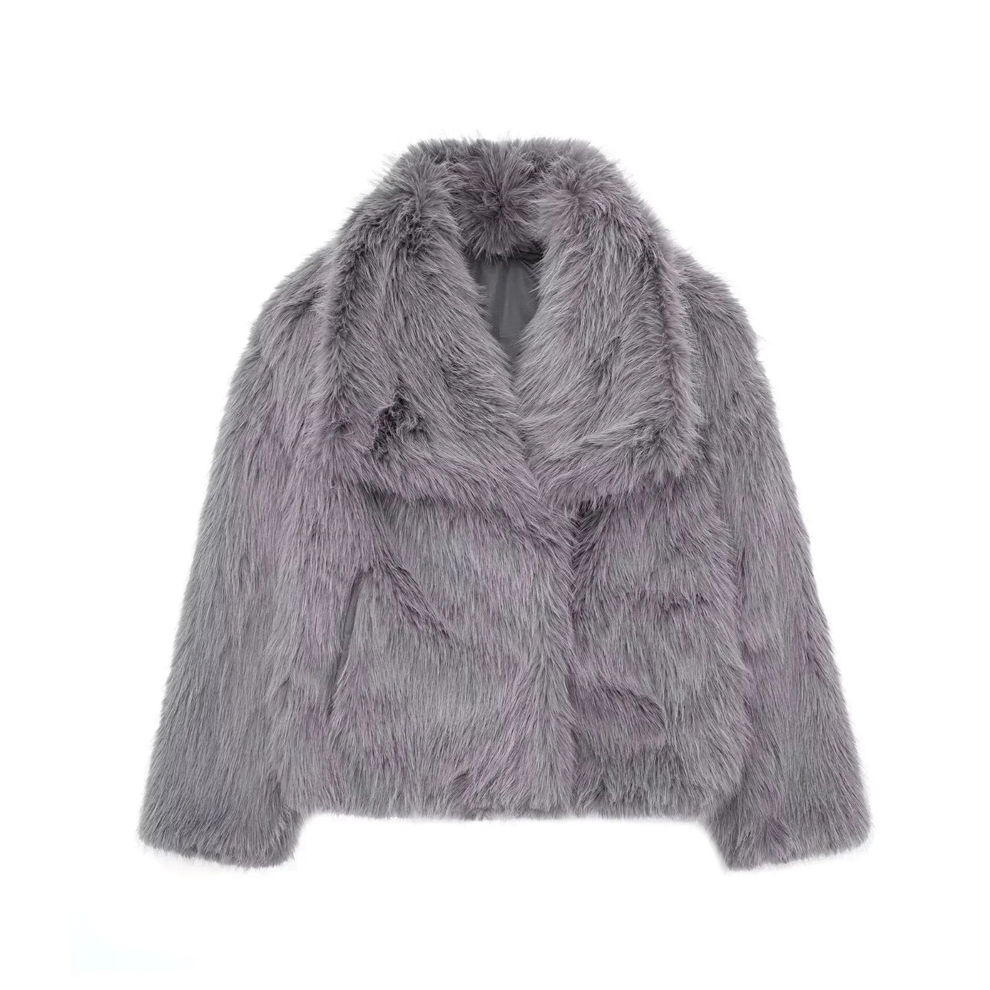 Addison® | Elegancka kurtka ze sztucznego futra