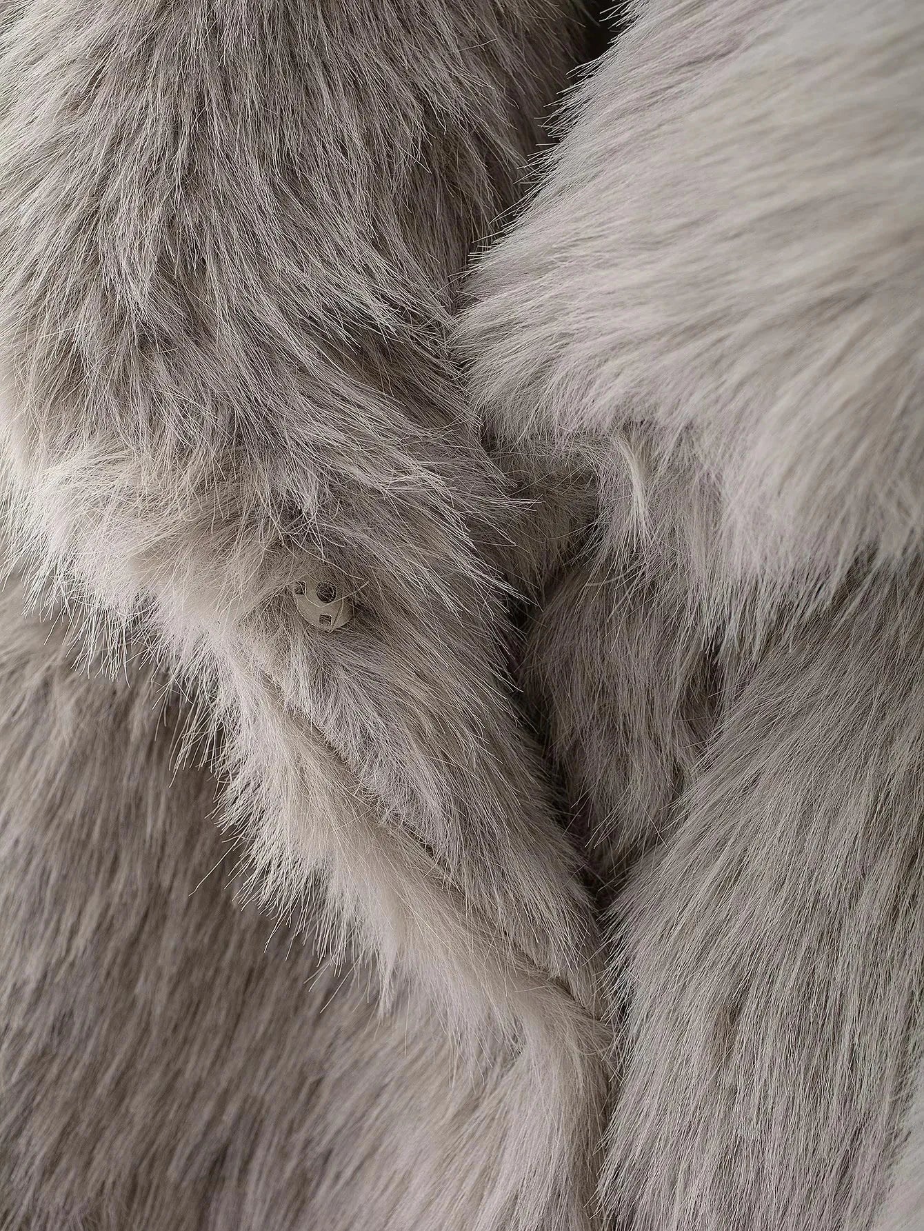 Addison® | Elegancka kurtka ze sztucznego futra
