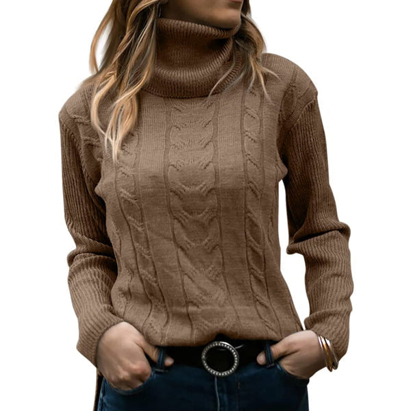 Mia® | Sweter z golfem dla kobiet