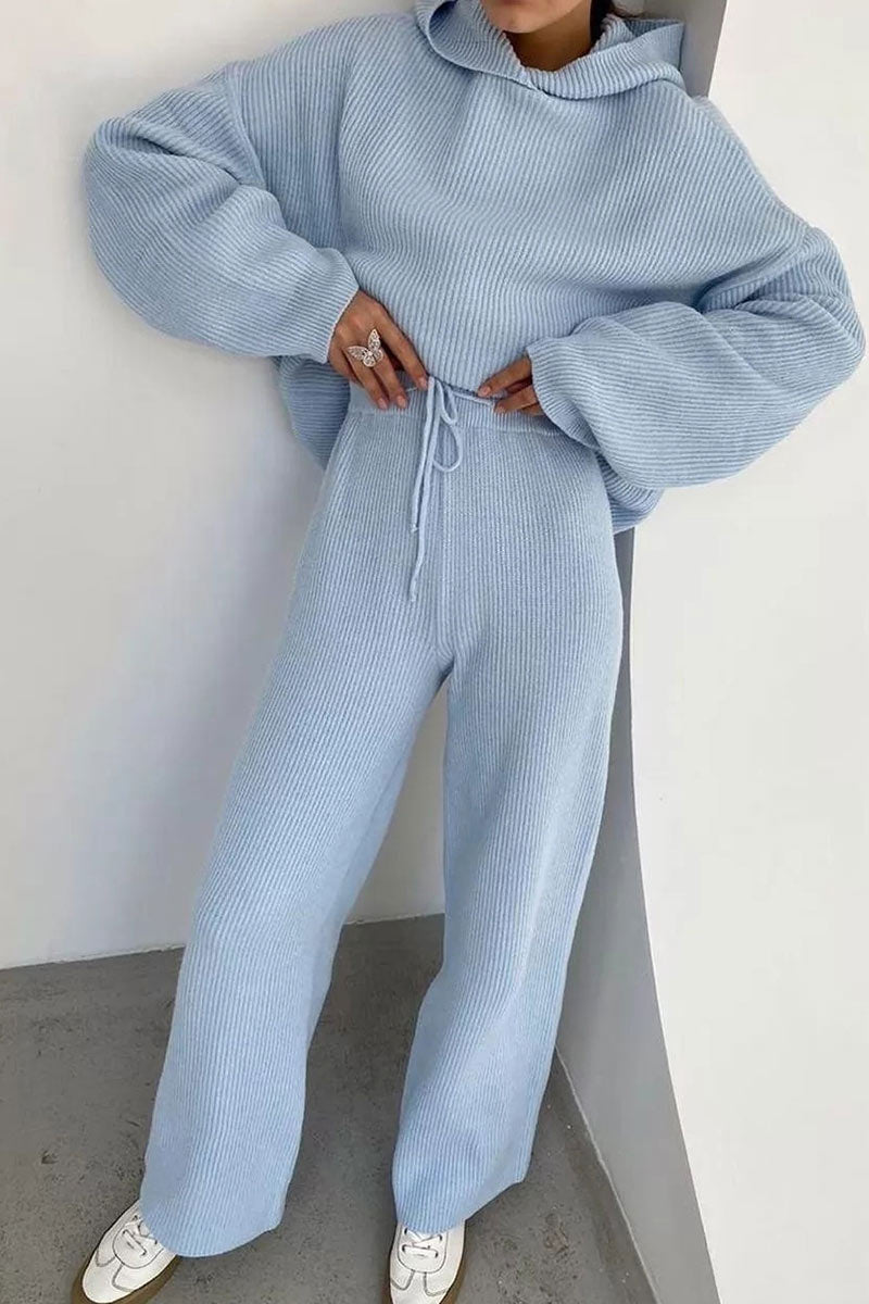 Alicja® | Dwuczęściowa, gładka bluza z kapturem