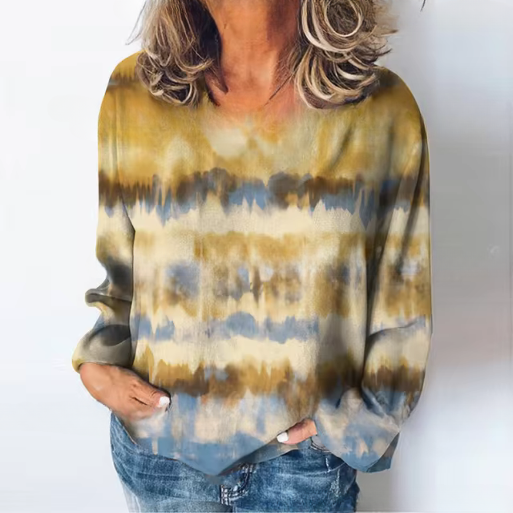 Britta® | Casualowy sweter z gradientowym kolorem