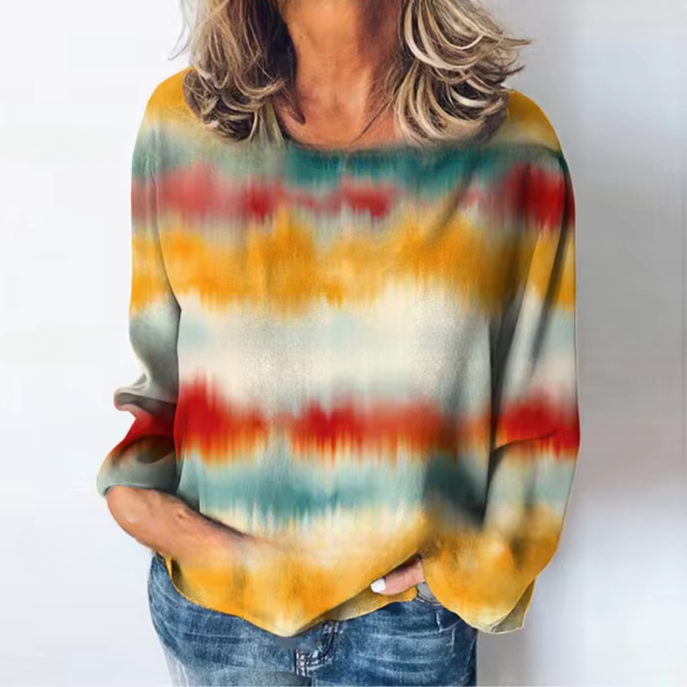 Britta® | Casualowy sweter z gradientowym kolorem
