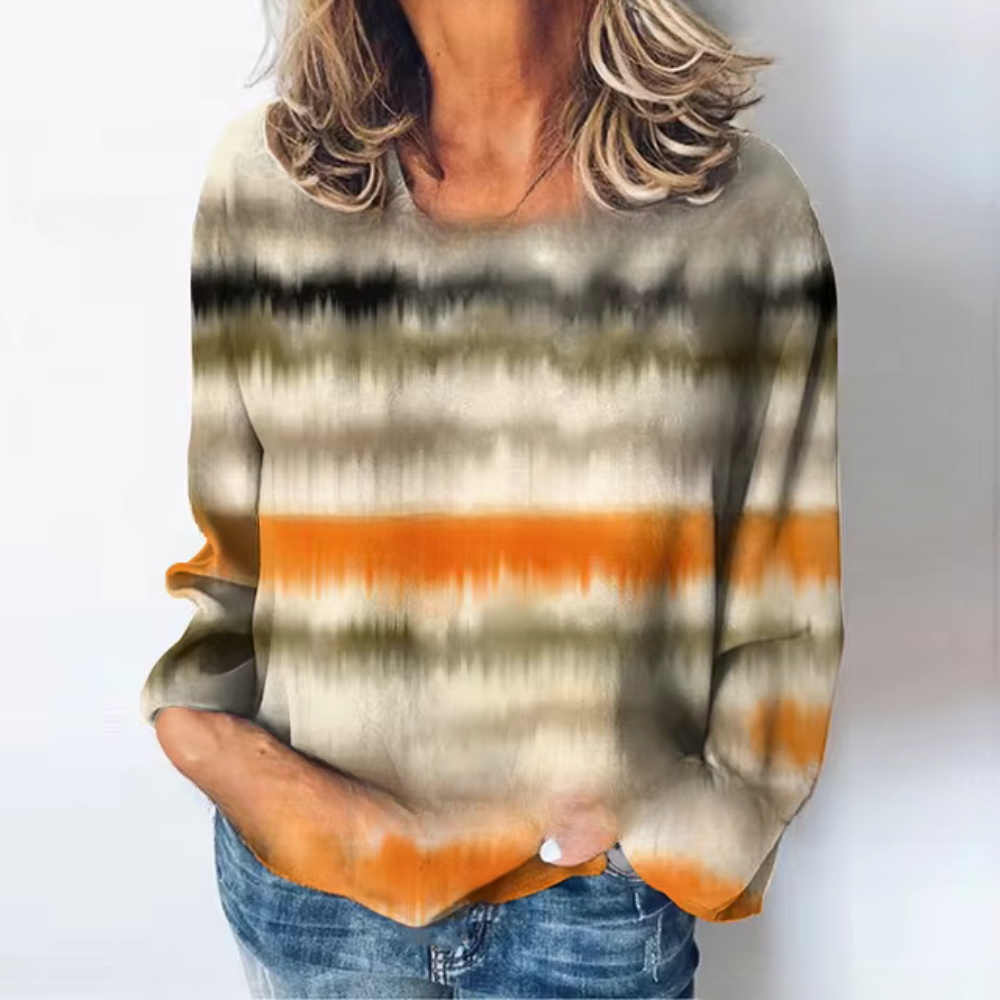 Britta® | Casualowy sweter z gradientowym kolorem
