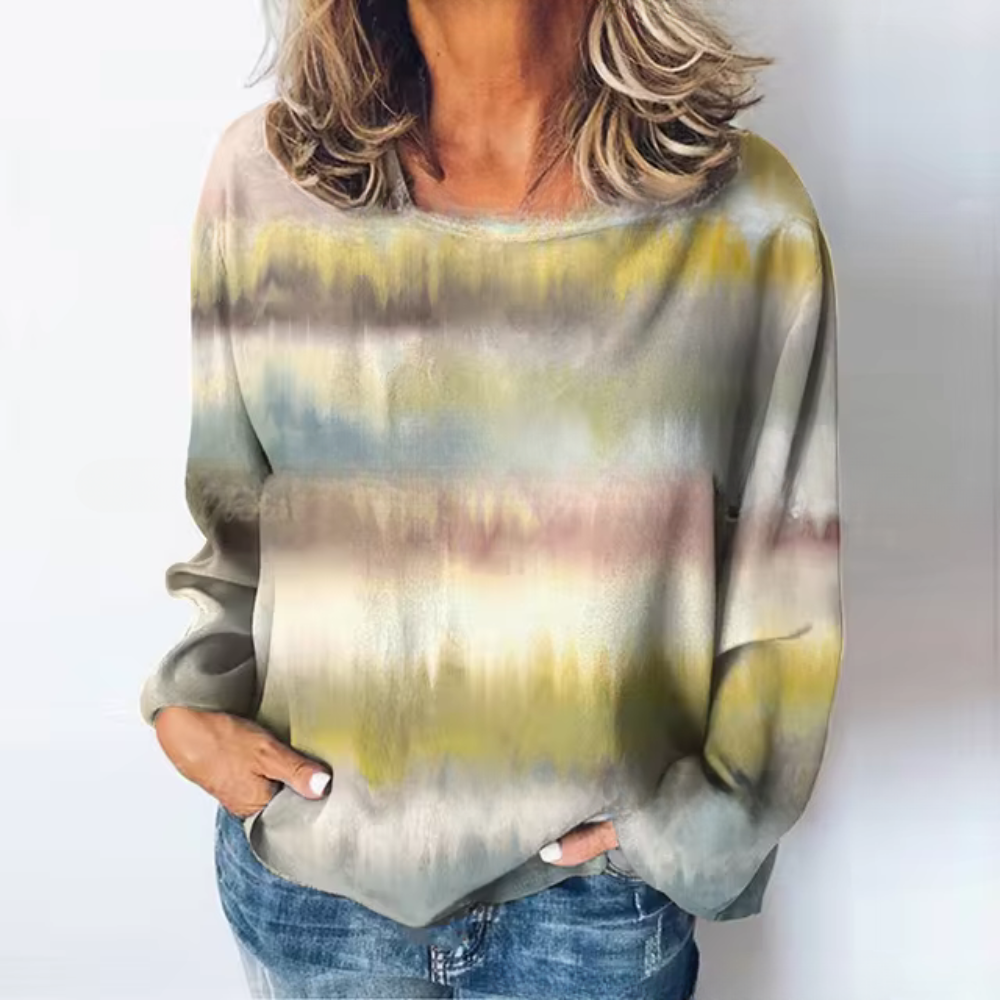 Britta® | Casualowy sweter z gradientowym kolorem