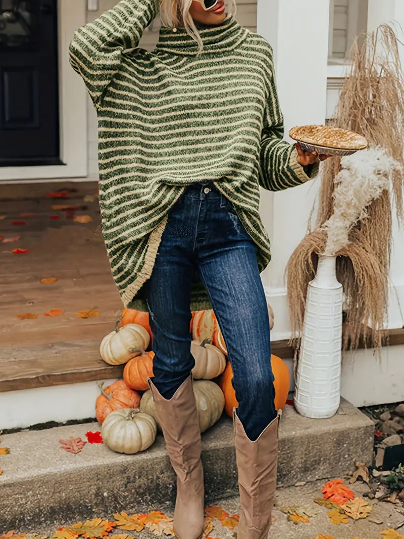 Inés® | Swobodny i zrelaksowany zimowy sweter