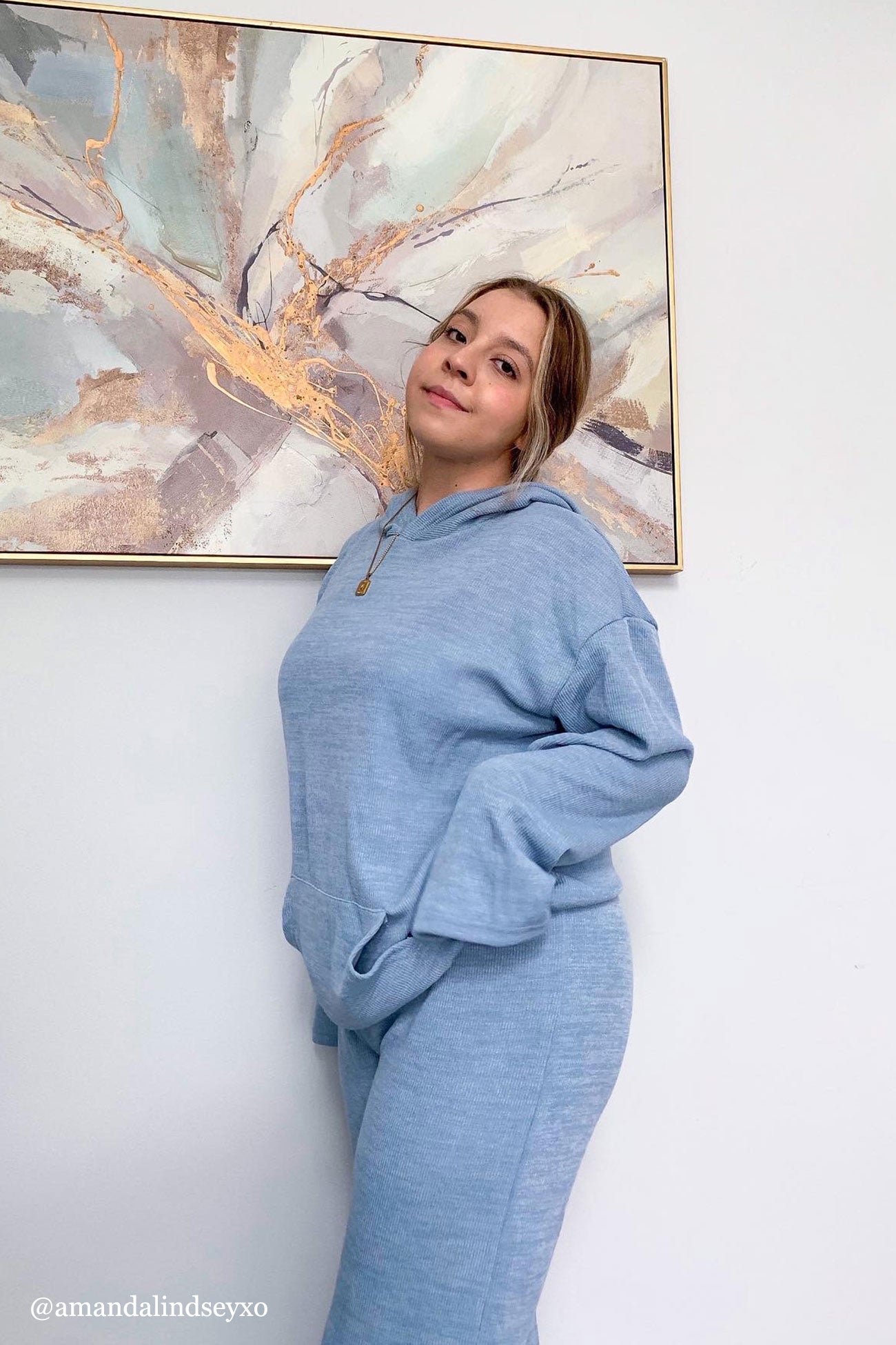 Alicja® | Dwuczęściowa, gładka bluza z kapturem