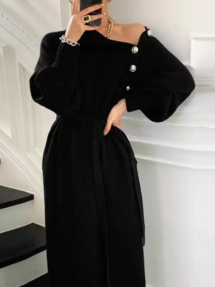 Merced® | Elegancka sukienka z golfem