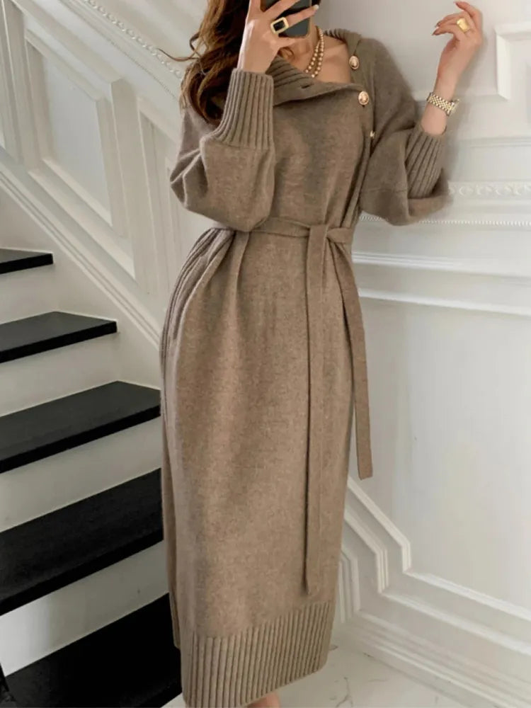 Merced® | Elegancka sukienka z golfem