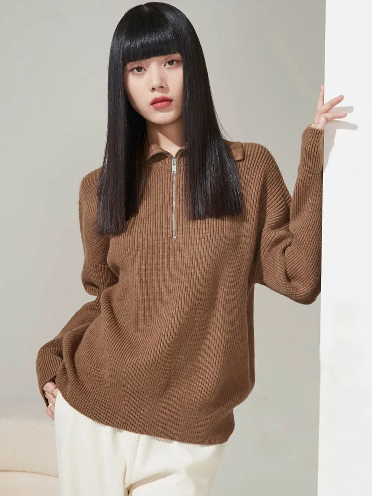 Alba® | Stylowy sweterek zapinany na luźny zamek