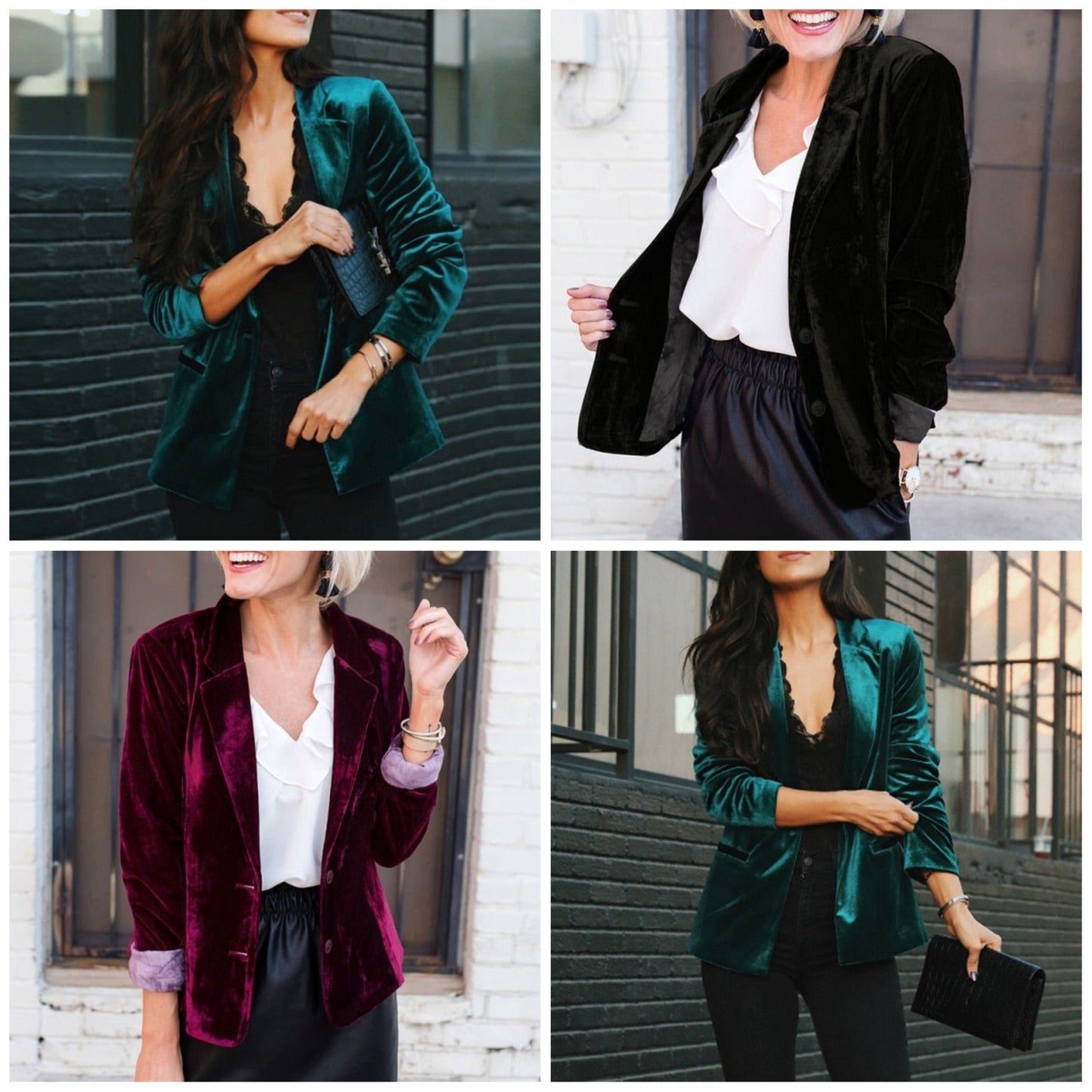 Mireya® | Elegancka aksamitna marynarka
