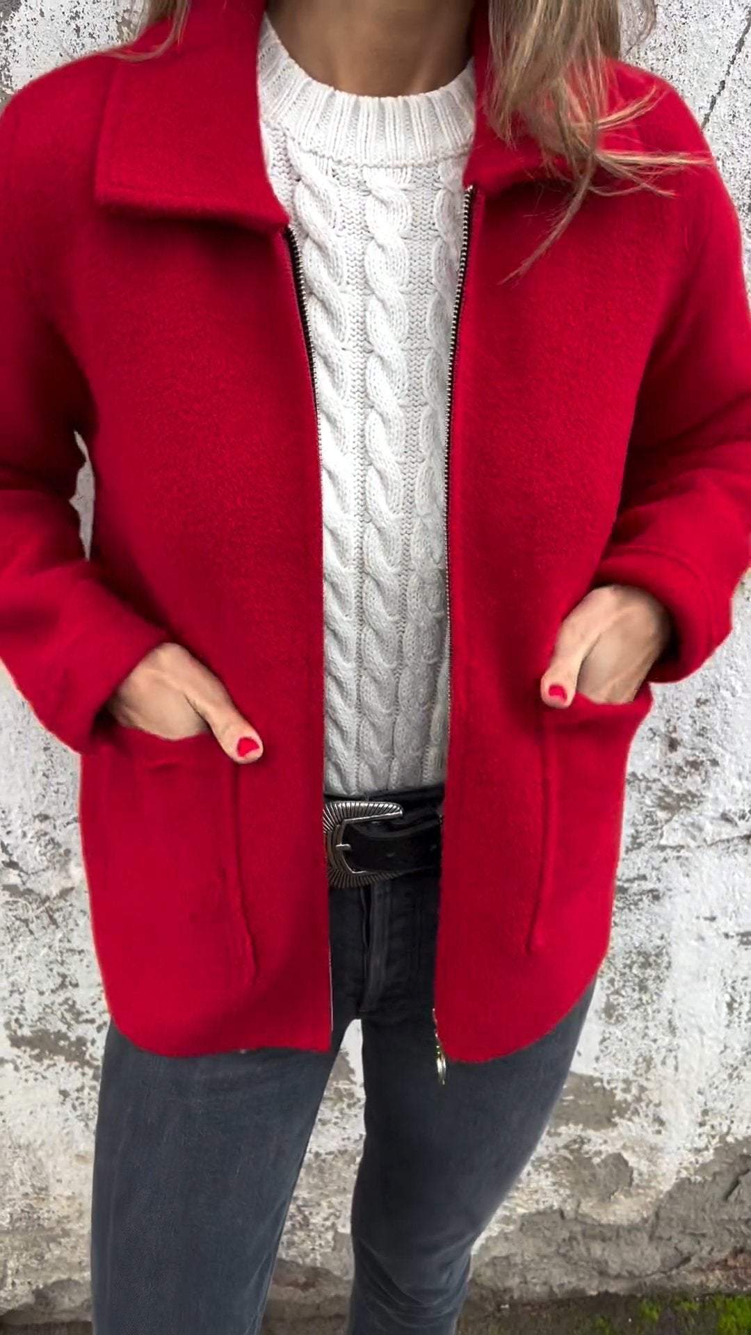 Alba® | Elegancki wełniany kardigan