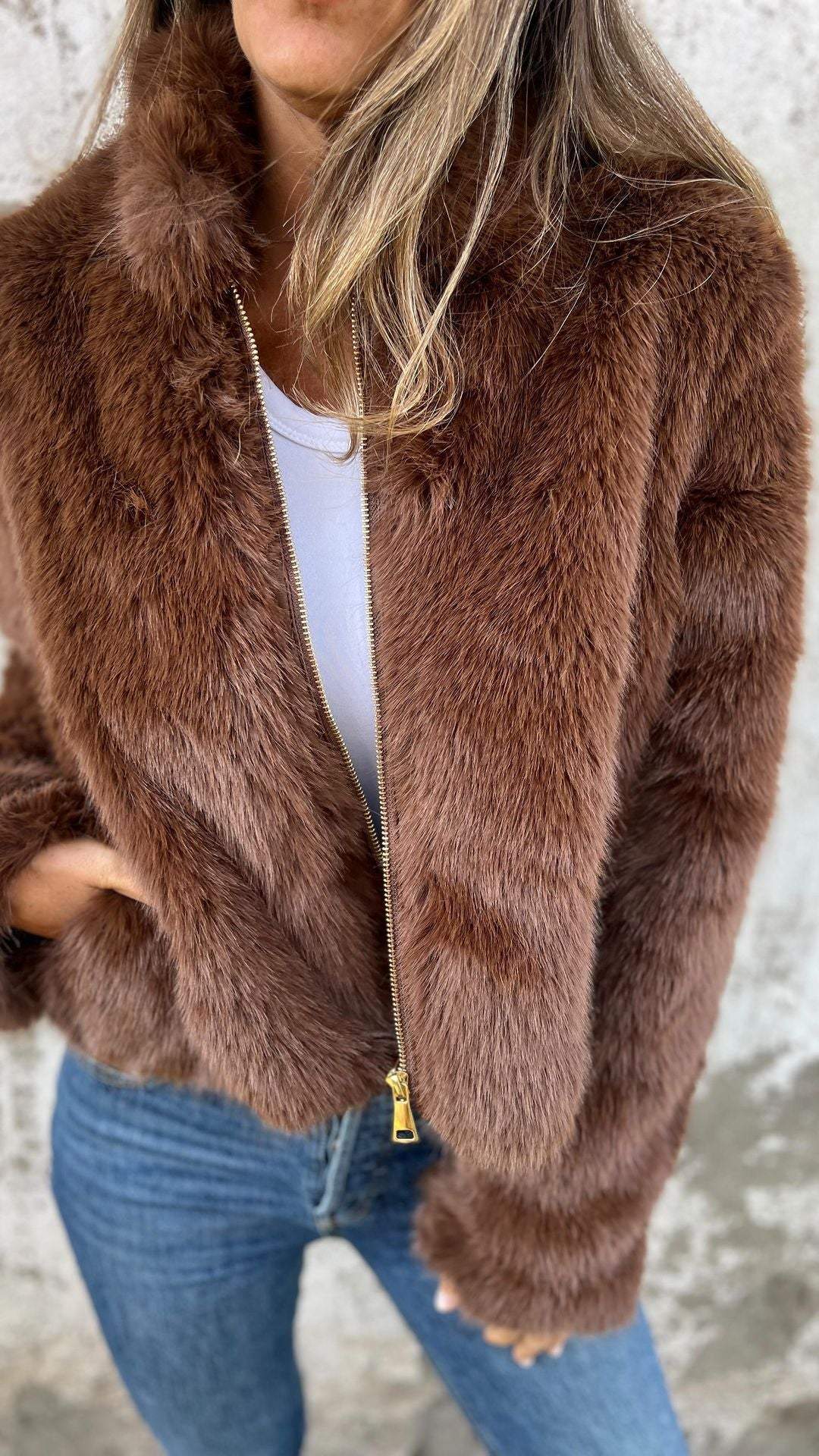 Alessandra® | Luksusowa kurtka futrzana