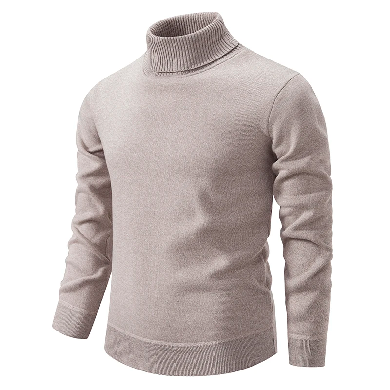 Sweter z Golfem Lucciano Wykonany w 100% z Dziewiczej Wełny