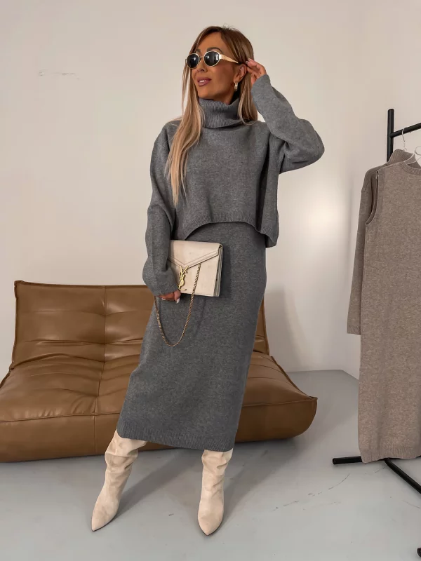 Gina – Komplet Sukienek Midi