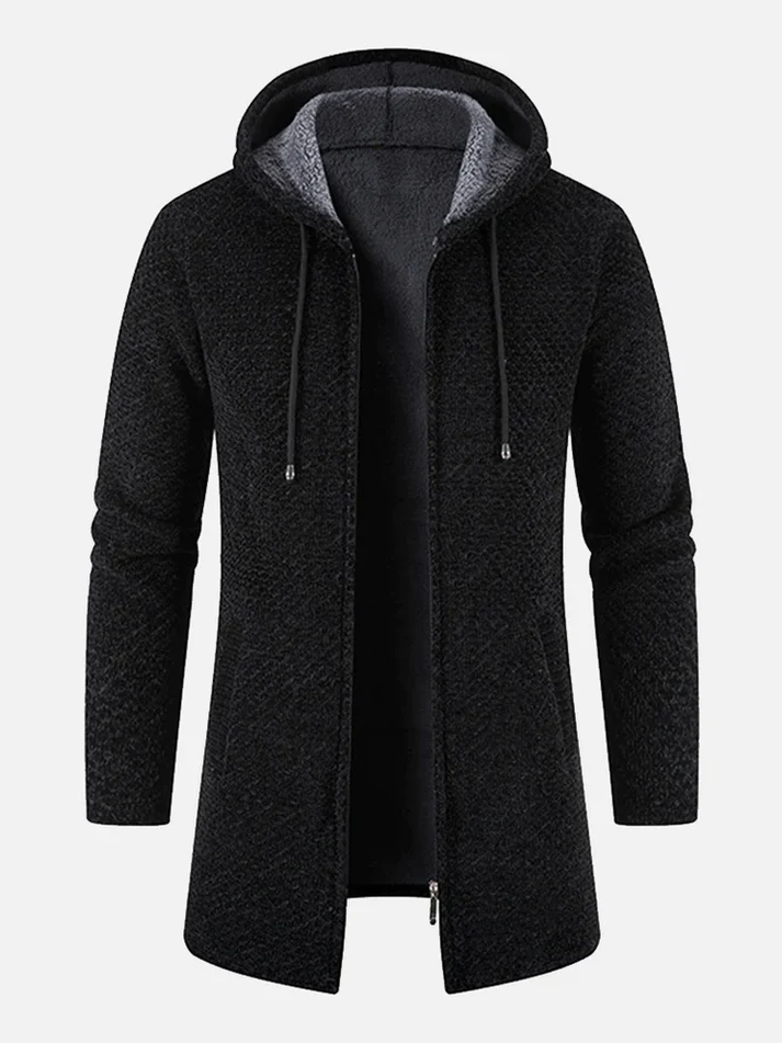 Mario - Langer Pullover mit Fleece