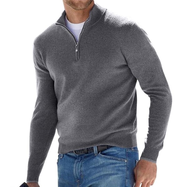 Sweter męski Luke basic Zapinany na Zamek