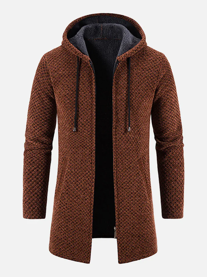Mario - Langer Pullover mit Fleece