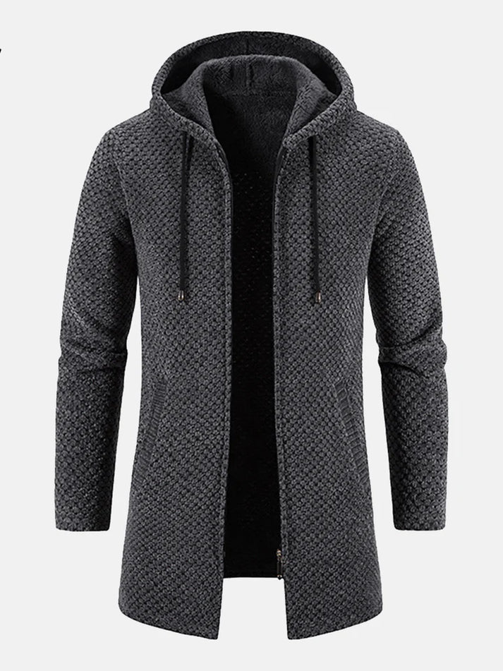 Mario - Langer Pullover mit Fleece