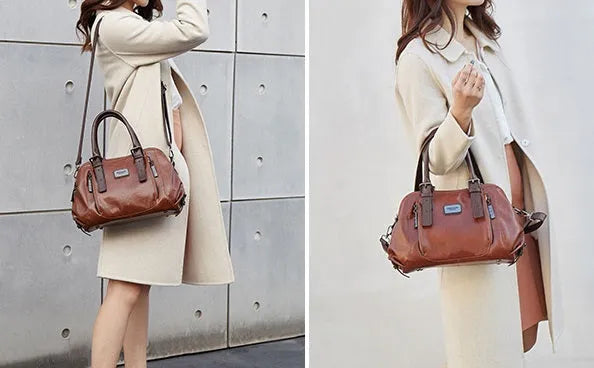 Retro Mode tragen Crossbody kann große Kapazität mehrschichtige Tasche anpassen