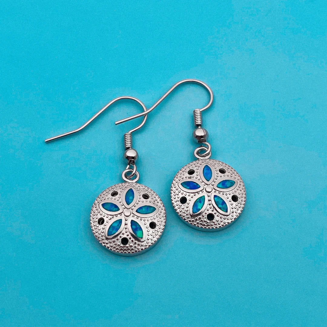 Kolczyki opalowe Sand Dollar