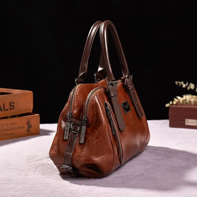 Retro Mode tragen Crossbody kann große Kapazität mehrschichtige Tasche anpassen