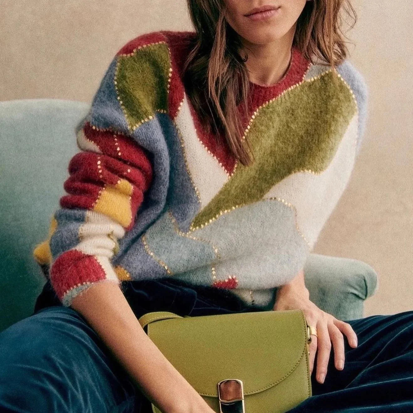 L'Aterbielle Kaszmirowy sweter