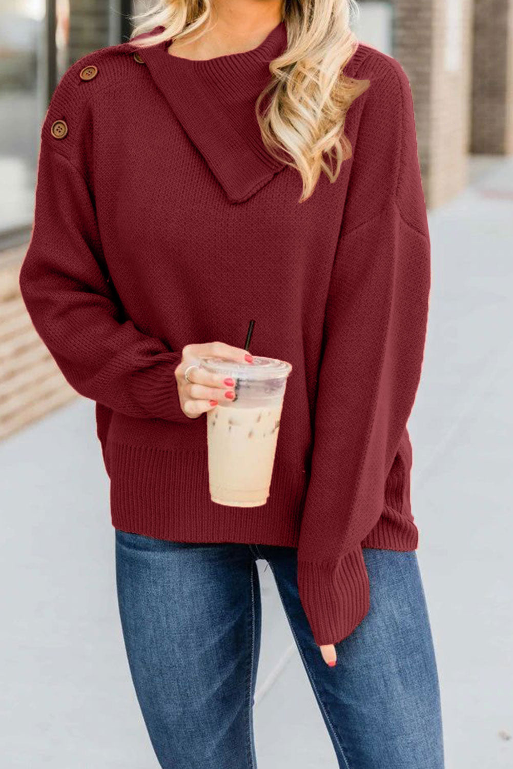 Lina® | Elegancki i zrelaksowany zimowy sweter