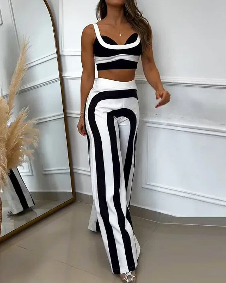 Mirella® | Zestaw top i spodnie