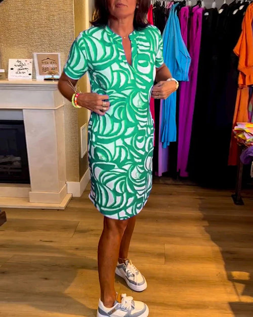 Karine - Kolorowa Sukienka