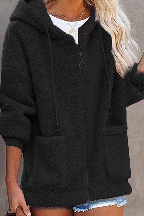 Miranda® | Kardigan z nadrukiem bez guzików i luźną górą