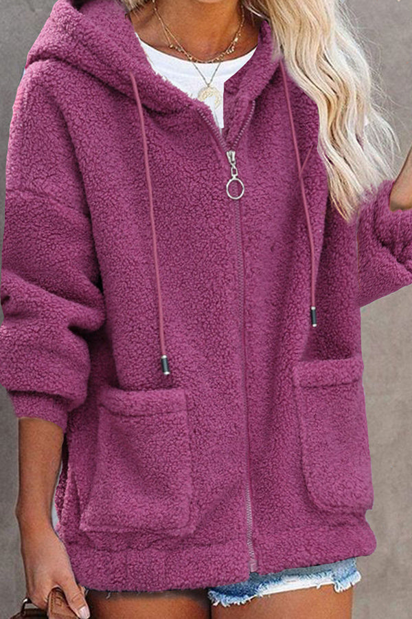 Miranda® | Kardigan z nadrukiem bez guzików i luźną górą