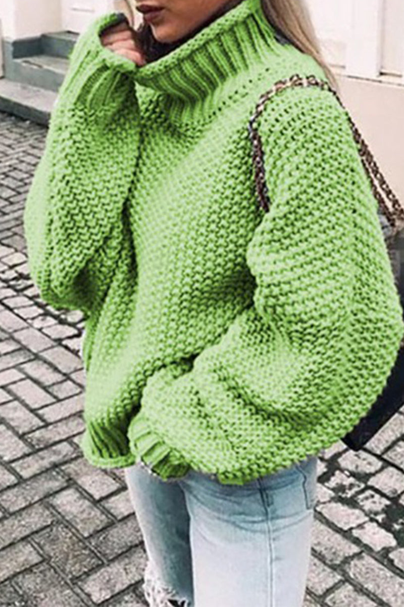 Dominika® | Modne, codzienne, solidne, patchworkowe swetry z golfem