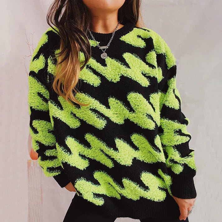 Alicja® | Casualowy, luźny sweter damski z dzianiny